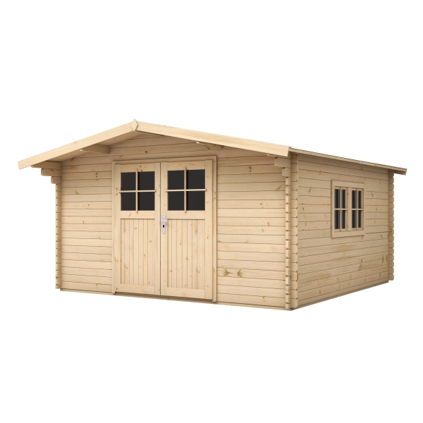 Domek ogrodowy letniskowy drewniany 4x4 m Elva 1, Nordwood