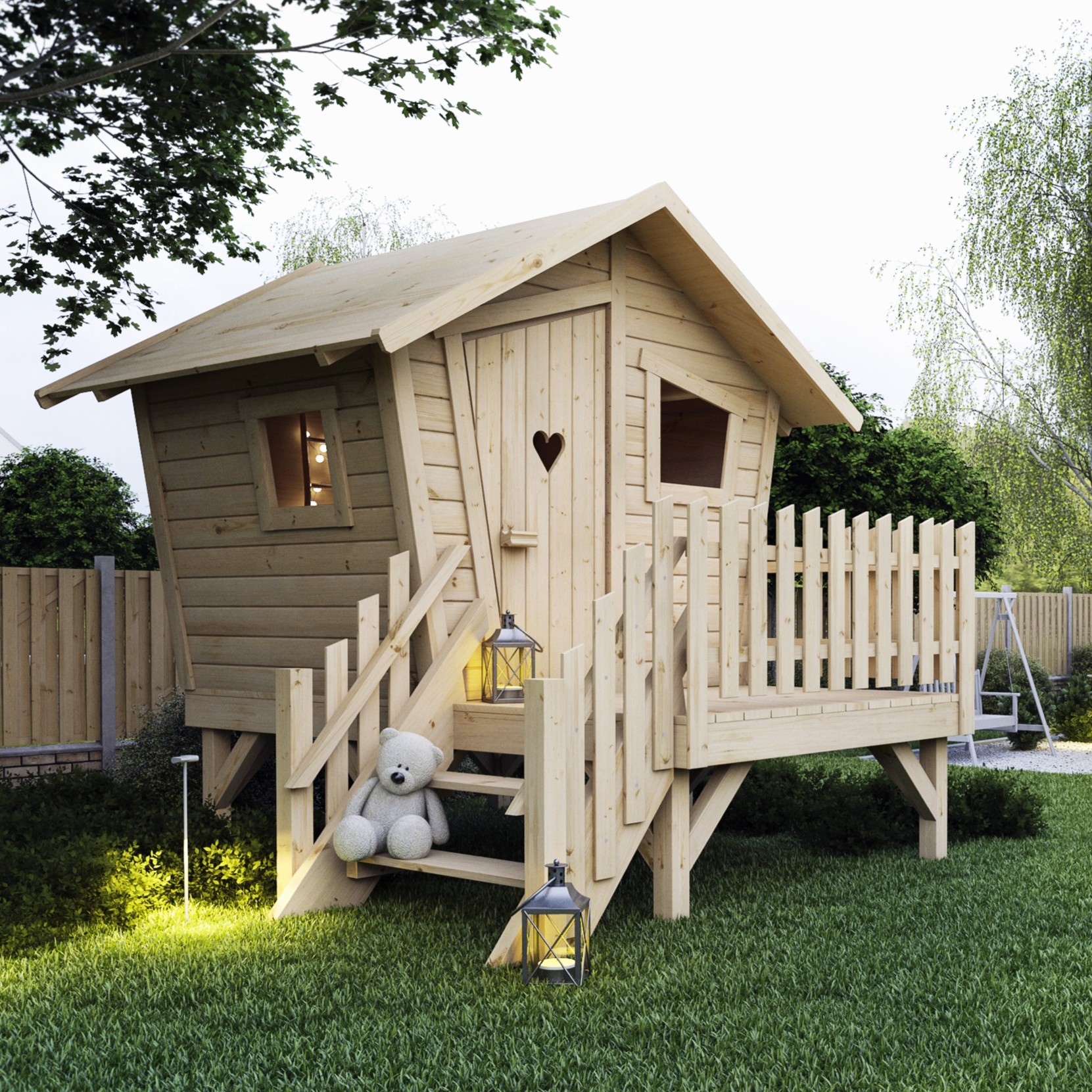 Domek dla dzieci drewniany Nordwood Lilla