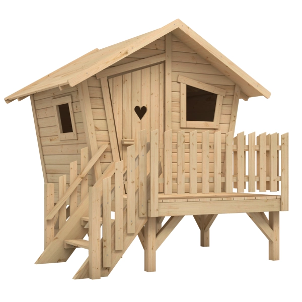 Domek dla dzieci Lilla 2x2 m drewniany, Nordwood