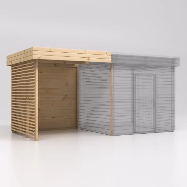 Domek ogrodowy drewniany 250x250 cm Lykke, Nordwood