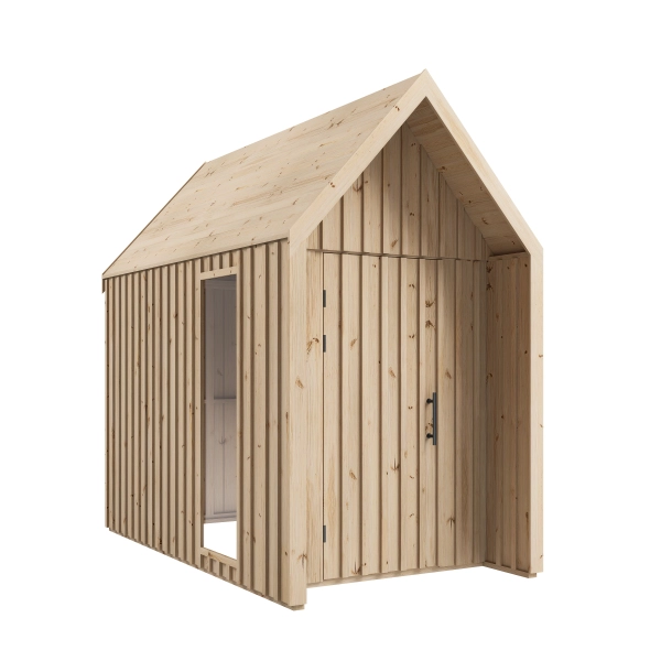 Skandynawski domek ogrodowy drewniany 162x289 cm Skarv 2, Nordwood