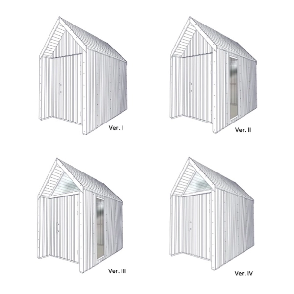 Skandynawski domek ogrodowy drewniany 162x289 cm Skarv 2, Nordwood