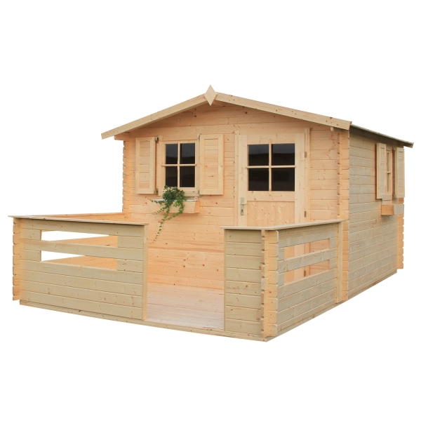 Domek ogrodowy drewniany 3,4x3,4 m Sommar, Nordwood