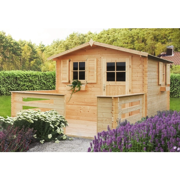 Domek ogrodowy drewniany 3,4x3,4 m Sommar, Nordwood