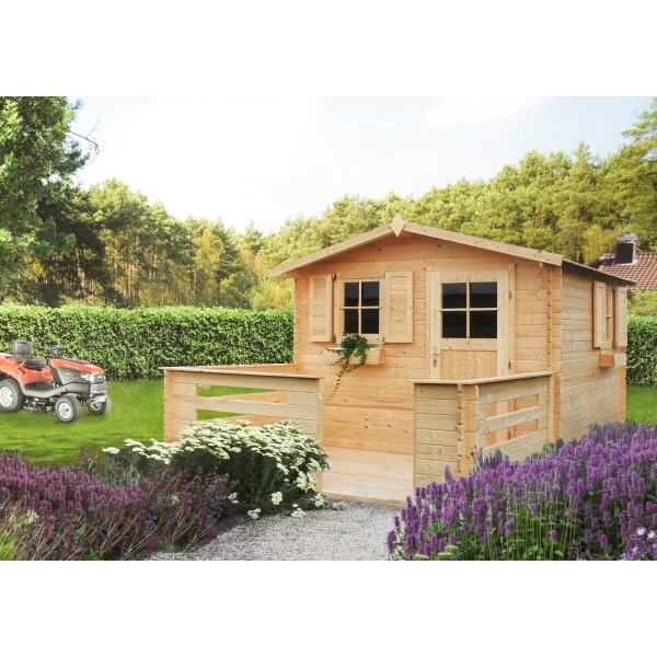 Domek ogrodowy drewniany 3,4x3,4 m Sommar, Nordwood