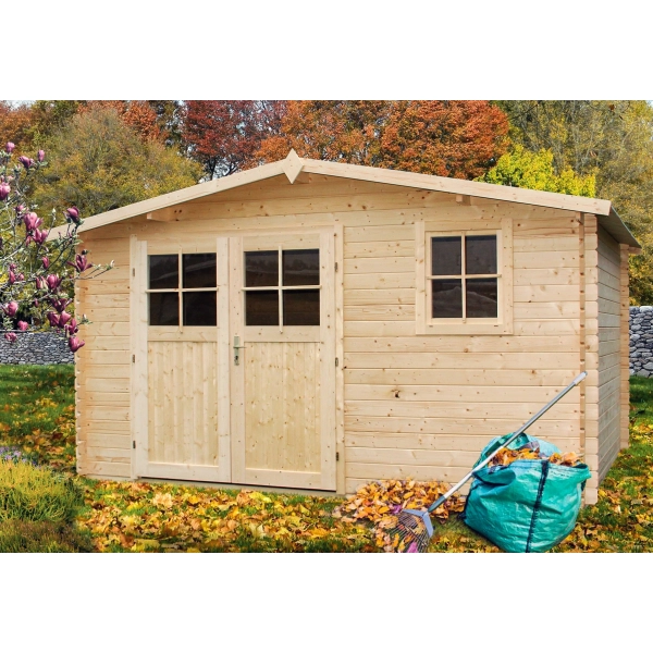 Domek ogrodowy letniskowy drewniany 4,4x3,4 m Torp, Nordwood