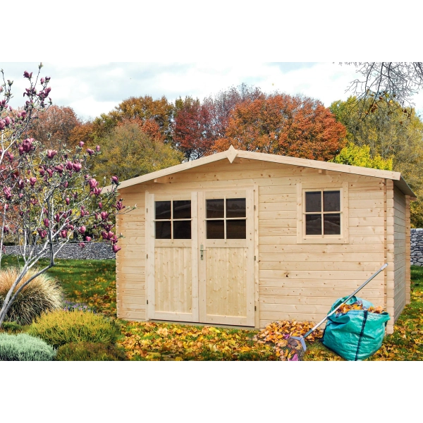 Domek ogrodowy letniskowy drewniany 4,4x3,4 m Torp, Nordwood