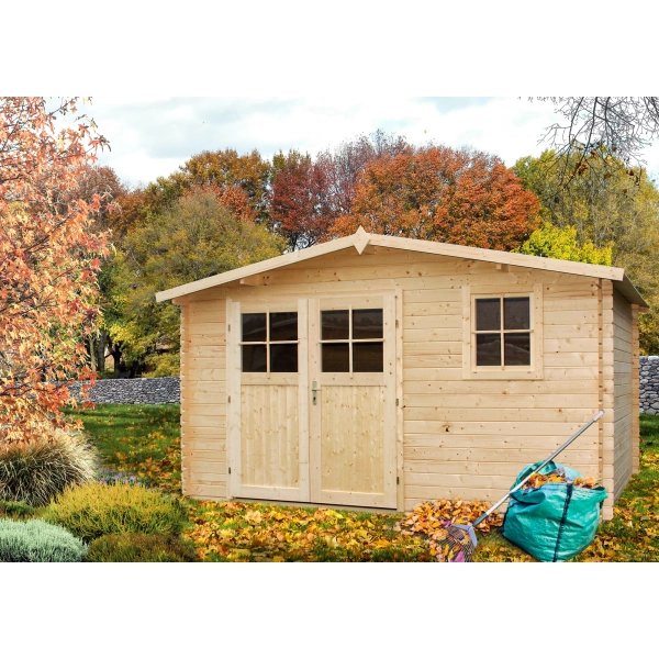 Domek ogrodowy letniskowy drewniany 4,4x3,4 m Torp, Nordwood