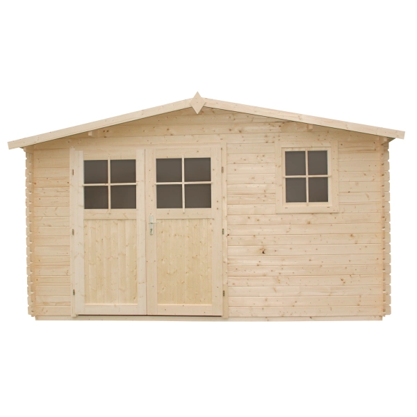 Domek ogrodowy letniskowy drewniany 4,4x3,4 m Torp, Nordwood