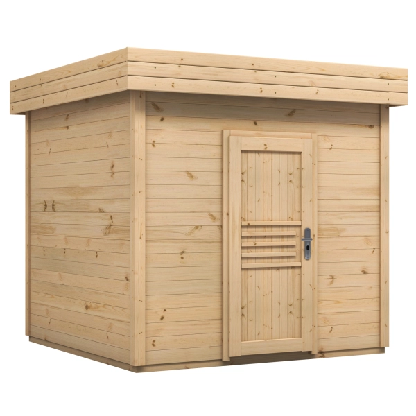 Domek ogrodowy drewniany 250x250 cm Vika 1 drzwi, Nordwood