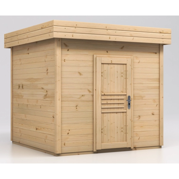 Domek ogrodowy drewniany 250x250 cm Vika 1 drzwi, Nordwood