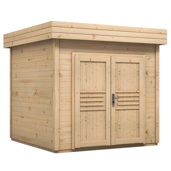 Domek ogrodowy drewniany 250x250 cm Vika 2 drzwi, Nordwood