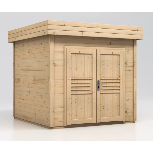 Domek ogrodowy drewniany 250x250 cm Vika 2 drzwi, Nordwood