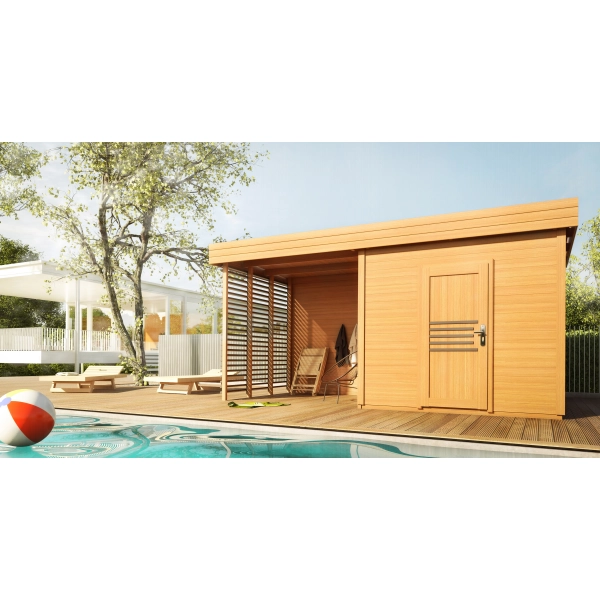 Domek ogrodowy drewniany 250x250 cm Vika 1 drzwi, Nordwood