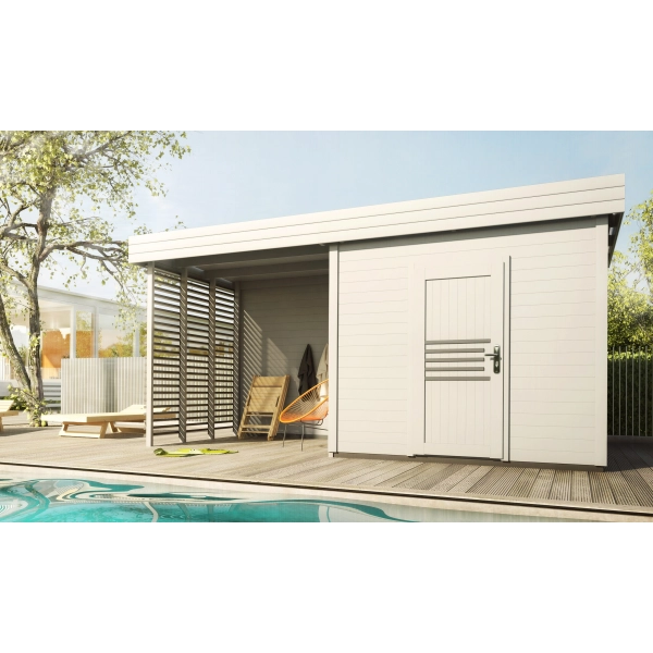 Domek ogrodowy drewniany 250x250 cm Vika 1 drzwi, Nordwood