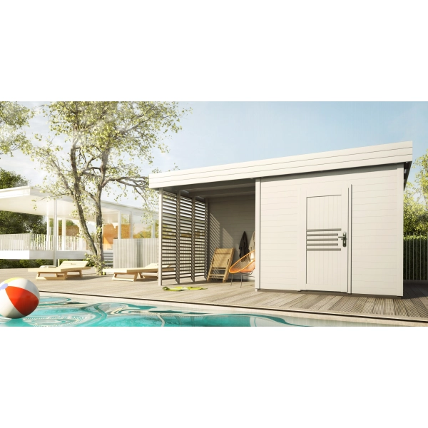 Domek ogrodowy drewniany 250x250 cm Vika 1 drzwi, Nordwood