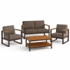 Zestaw Wypoczynkowy Ogrodowy BELLANTI Skagen Nordic Brown 4os.