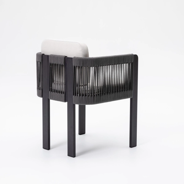 Zestaw jadalniany ogrodowy BELLANTI Rimini 8-osobowy | Heban
