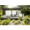 Pergola Tarasowa Rama Aluminiowa, żaluzja stalowa MIRADOR Classic 111 - 3 x 6 m Antracyt