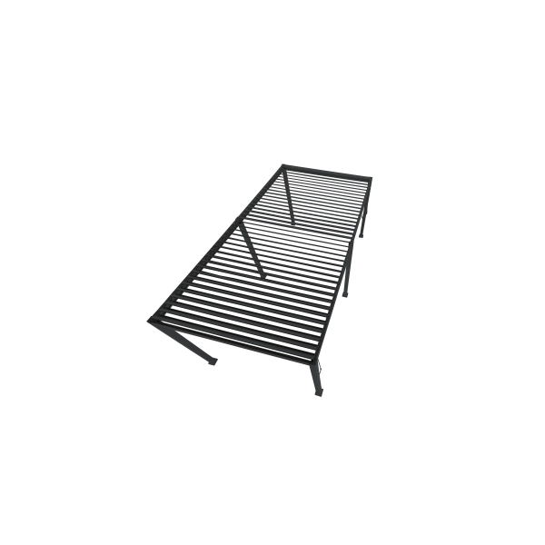 Pergola Tarasowa Rama Aluminiowa, żaluzja stalowa MIRADOR Classic 111 - 3 x 6 m Antracyt