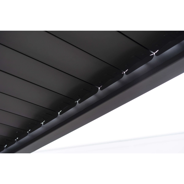 Pergola Tarasowa Rama Aluminiowa, żaluzja stalowa MIRADOR Classic 111 - 3 x 6 m Antracyt