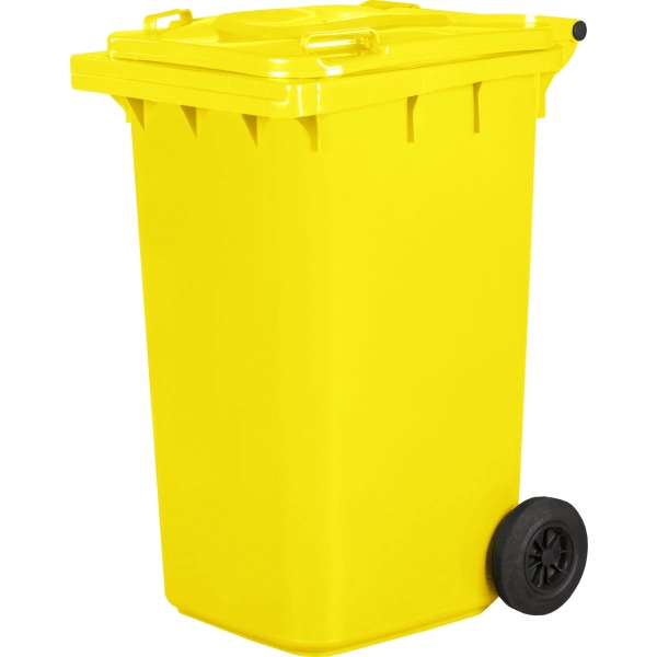 Zestaw koszy do segregacji 3x240 l – niebieski, zielony, żółty