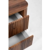 Zestaw szafka pod umywalkę 100 cm dąb orzech + słupek 139 cm dąb orzech ELEGANCE, Rodan