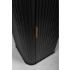 Zestaw szafka pod umywalkę 100 cm czarna + słupek 139 cm czarny ELEGANCE, Rodan