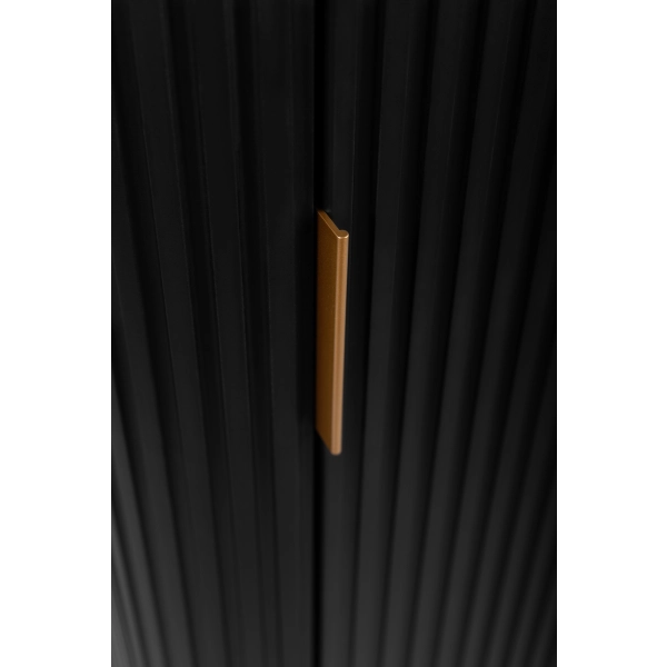 Szafka wisząca wysoka słupek 139 czarny ELEGANCE, Rodan