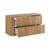 Zestaw szafka pod umywalkę 100 cm dąb craft złoty + słupek 139 cm dąb craft złoty ELEGANCE, Rodan