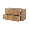 Zestaw szafka pod umywalkę 100 cm dąb craft złoty + słupek 139 cm dąb craft złoty ELEGANCE, Rodan