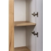 Zestaw szafka pod umywalkę 100 cm dąb craft złoty + słupek 139 cm dąb craft złoty ELEGANCE, Rodan