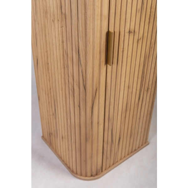 Zestaw szafka pod umywalkę 100 cm dąb craft złoty + słupek 139 cm dąb craft złoty ELEGANCE, Rodan