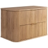 Szafka pod umywalkę 80 cm wisząca z blatem dąb craft złoty ELEGANCE, Rodan