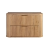 Szafka pod umywalkę 80 cm wisząca z blatem dąb craft złoty ELEGANCE, Rodan