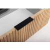 Szafka pod umywalkę 80 cm wisząca z blatem dąb craft złoty ELEGANCE, Rodan