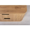 Szafka pod umywalkę 80 cm wisząca z blatem dąb craft złoty ELEGANCE, Rodan