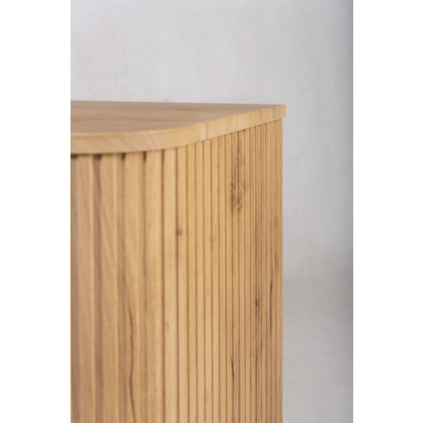 Szafka pod umywalkę 80 cm wisząca z blatem dąb craft złoty ELEGANCE, Rodan