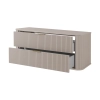 Zestaw szafka pod umywalkę 120 cm kaszmir + słupek 139 cm kaszmir ELEGANCE, Rodan