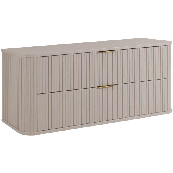 Zestaw szafka pod umywalkę 120 cm kaszmir + słupek 139 cm kaszmir ELEGANCE, Rodan