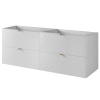 Szafka pod umywalkę 160 cm wisząca Biała TREND, Rodan