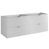 Szafka pod umywalkę 160 cm wisząca Biała TREND, Rodan
