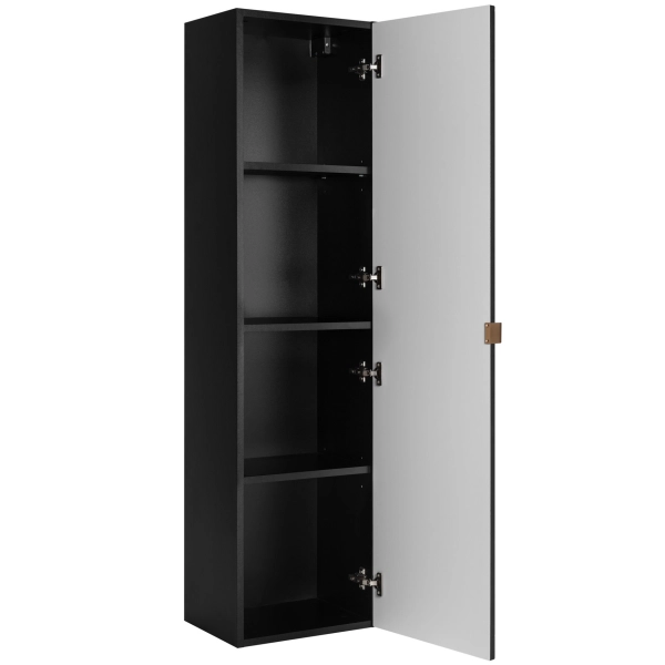 Szafka wisząca słupek 136 czarny TREND, Rodan