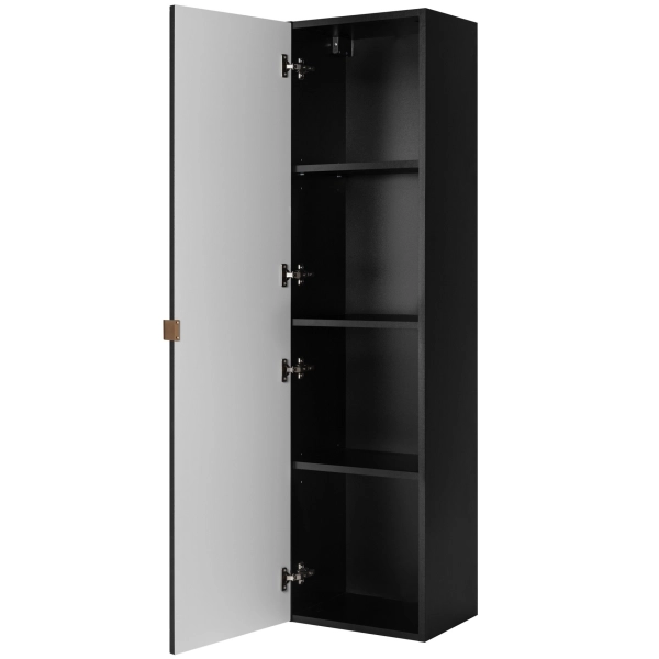 Szafka wisząca słupek 136 czarny TREND, Rodan