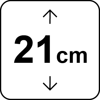Wysokość materaca 21 cm