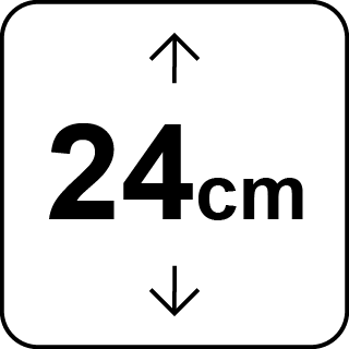 Materac o wysokości 24 cm