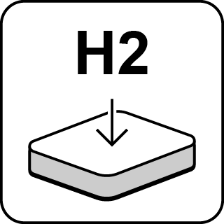 Miękki topper H2