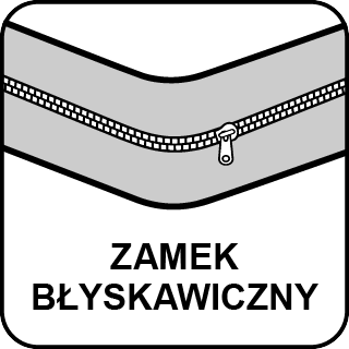 Zdejmowany pokrowiec z zamkiem
