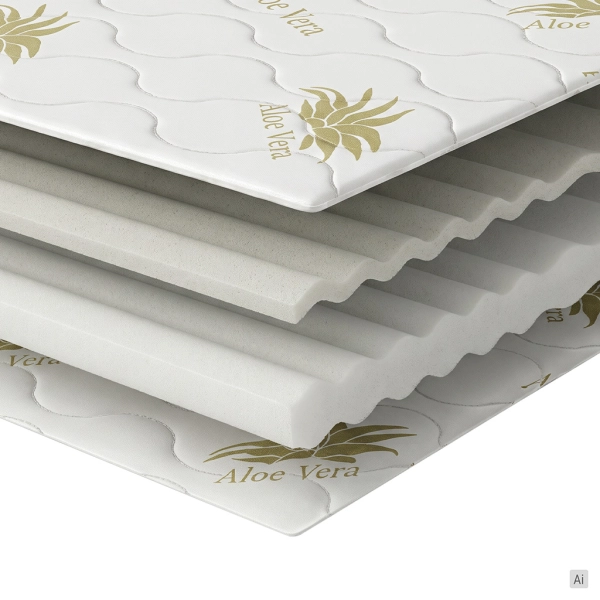 Materac piankowy 120x200 LAGOM 17 cm H2/H3, SOLVORN
