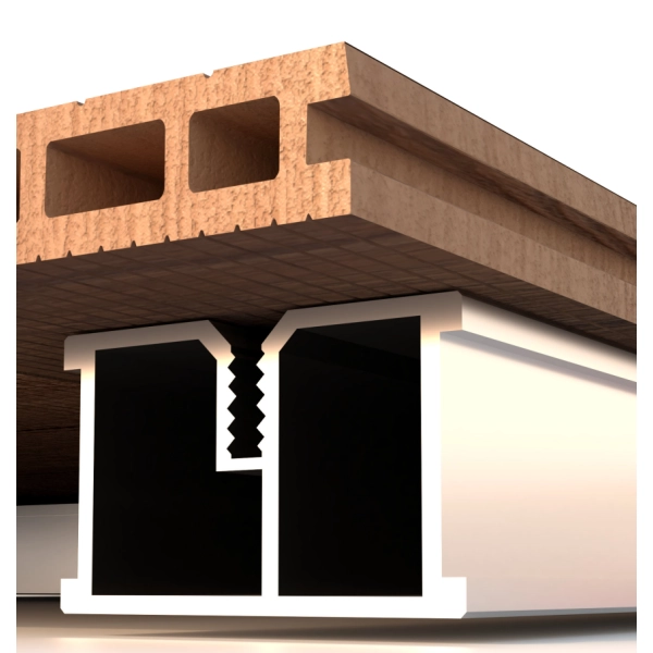 Legar aluminiowy tarasowy wysoki 4 m 50x39 mm, SystemPeter PICLIP